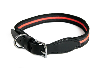 Alvalley Reflective Anti-Slip Dog Collar with Buckle (size: 16 In X 3/4 In)