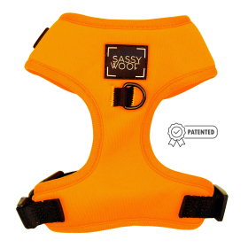 Adjustable Harness (Color: Neon Orange, size: XXsmall)