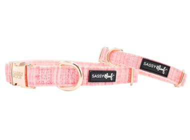 Collar (Color: Pink, size: small)