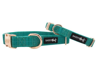 Collar (Color: Green, size: medium)