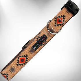 Southwestern Collars (Color: Grand Mesa, size: M 1" width fits 12-18" neck)