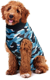 Suitical Dog Recovery Suits (Color: Black, size: XX SMALL)