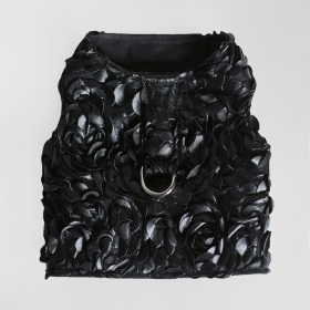 Victorian Dog Harness (Color: Black, size: XS)