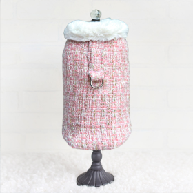 Annabella Dog Coat (Color: Pearl, size: SM)