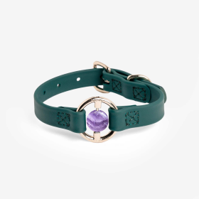 All Eyes On Me Collar (Color: Jungle Green, size: L)